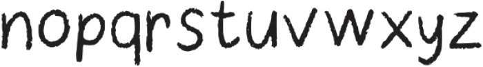 Scribble Stories Regular otf (400) Font LOWERCASE
