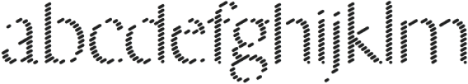 Scribble Wave Regular otf (400) Font LOWERCASE