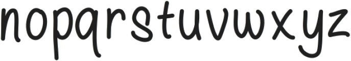 Scribble Wibble Medium otf (500) Font LOWERCASE