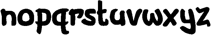 ScribblePop-Regular otf (400) Font LOWERCASE