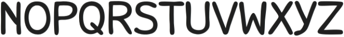 ScribblePop Regular otf (400) Font UPPERCASE