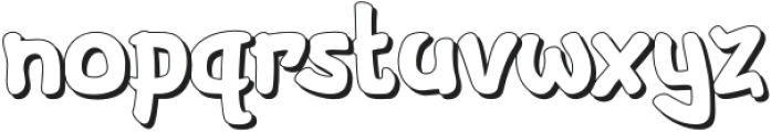 ScribblePop-Shadow otf (400) Font LOWERCASE