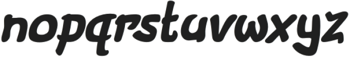 ScribblePop-Slant otf (400) Font LOWERCASE
