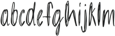 Scribbled font Regular otf (400) FONT