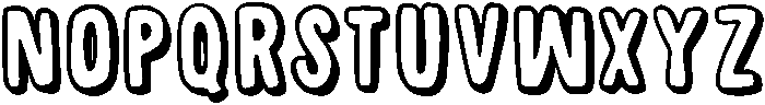 Scribbly Pop Medium otf (500) Font LOWERCASE