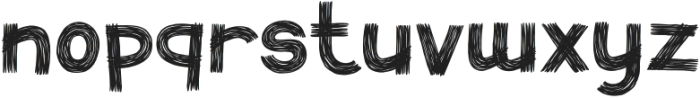 Scribby Words otf (400) Font LOWERCASE