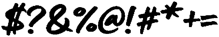 Scribox Marker otf (400) Font OTHER CHARS