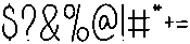 Script Address Regular otf (400) Font OTHER CHARS