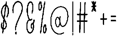 Script Autography Regular otf (400) Font OTHER CHARS