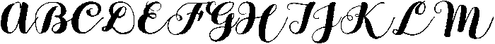 Script Bold otf (700) Font UPPERCASE