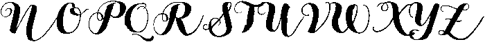Script Bold otf (700) Font UPPERCASE