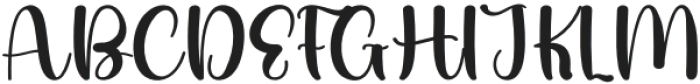 Script Style Regular otf (400) Font UPPERCASE