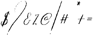 Script otf (400) Font OTHER CHARS