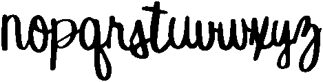 Script otf (400) Font LOWERCASE