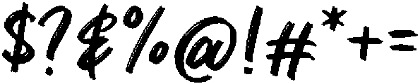 Script otf (400) Font OTHER CHARS