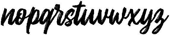 Script otf (400) Font LOWERCASE