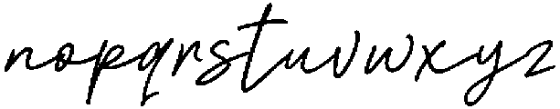Script otf (400) Font LOWERCASE