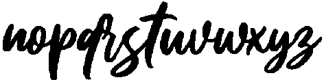 Script otf (400) Font LOWERCASE