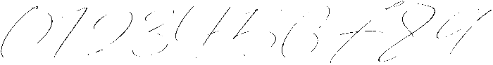 Script otf (400) Font OTHER CHARS