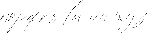 Script otf (400) Font LOWERCASE