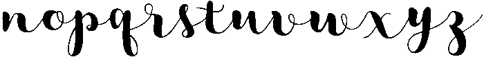Script otf (400) Font LOWERCASE