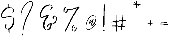 Script ttf (400) Font OTHER CHARS