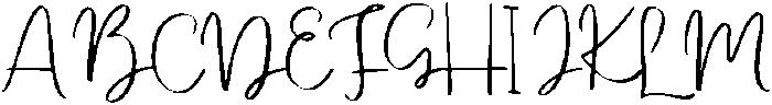 Script ttf (400) Font UPPERCASE