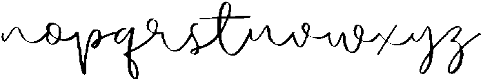 Script ttf (400) Font LOWERCASE