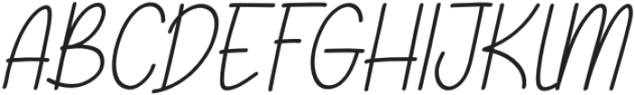 Scripter-Italic otf (400) Font UPPERCASE