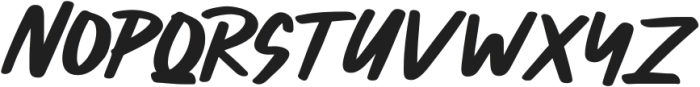 Scriptman Regular otf (400) Font UPPERCASE