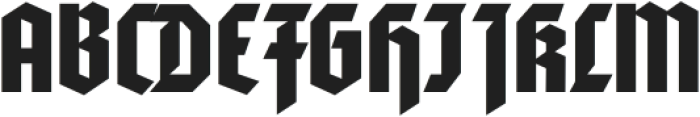 Scuro Regular otf (400) Font UPPERCASE
