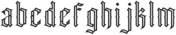 sculpture Gothica otf (400) Font LOWERCASE