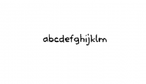School Type Lettering - Chalkboard Font Font LOWERCASE