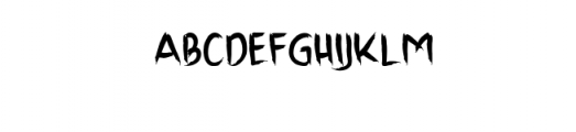 ScrapBrush.otf Font UPPERCASE