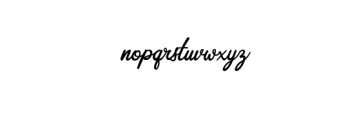 Scripterialism_too.ttf Font LOWERCASE