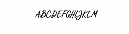 Scripterialism.ttf Font UPPERCASE