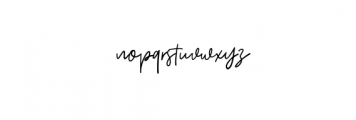 Script.ttf Font LOWERCASE