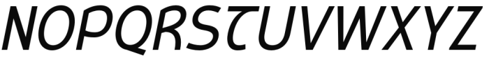 Schaberstein Italic Font UPPERCASE