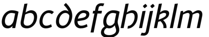 Schaberstein Italic Font LOWERCASE