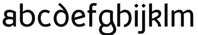 Schaberstein Regular Font LOWERCASE