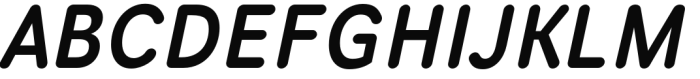 Scheme Regular Italic Font UPPERCASE