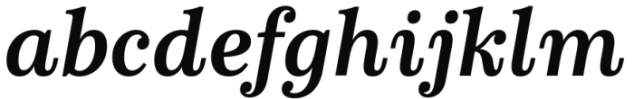 Schorel Condensed Bold Italic Font LOWERCASE