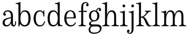 Schorel Condensed Light Font LOWERCASE