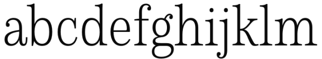 Schorel Condensed Thin Font LOWERCASE