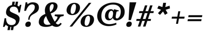 Schorel Extended Black Italic Font OTHER CHARS