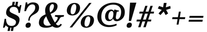 Schorel Extended ExBold Italic Font OTHER CHARS