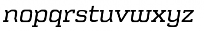 Schwager Regular Italic Font LOWERCASE