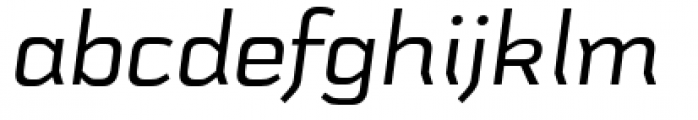 Schwager Sans Regular Italic Font LOWERCASE