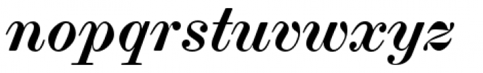 Scotch Modern Bold Italic Font LOWERCASE