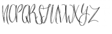 Scratch Super Sketchy Script Font UPPERCASE
